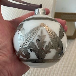 New in box hand blown, hand painted ornament.